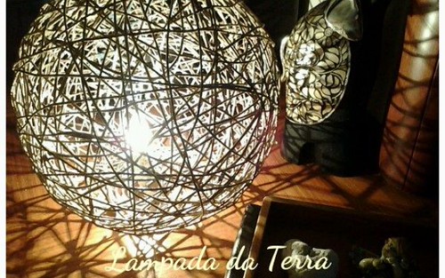 Riciclo Creativo: la lampada di spago grezzo