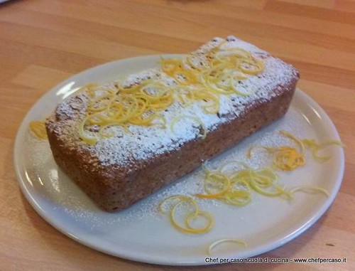cucina del riciclo - plumcake alla scorza d'arancia