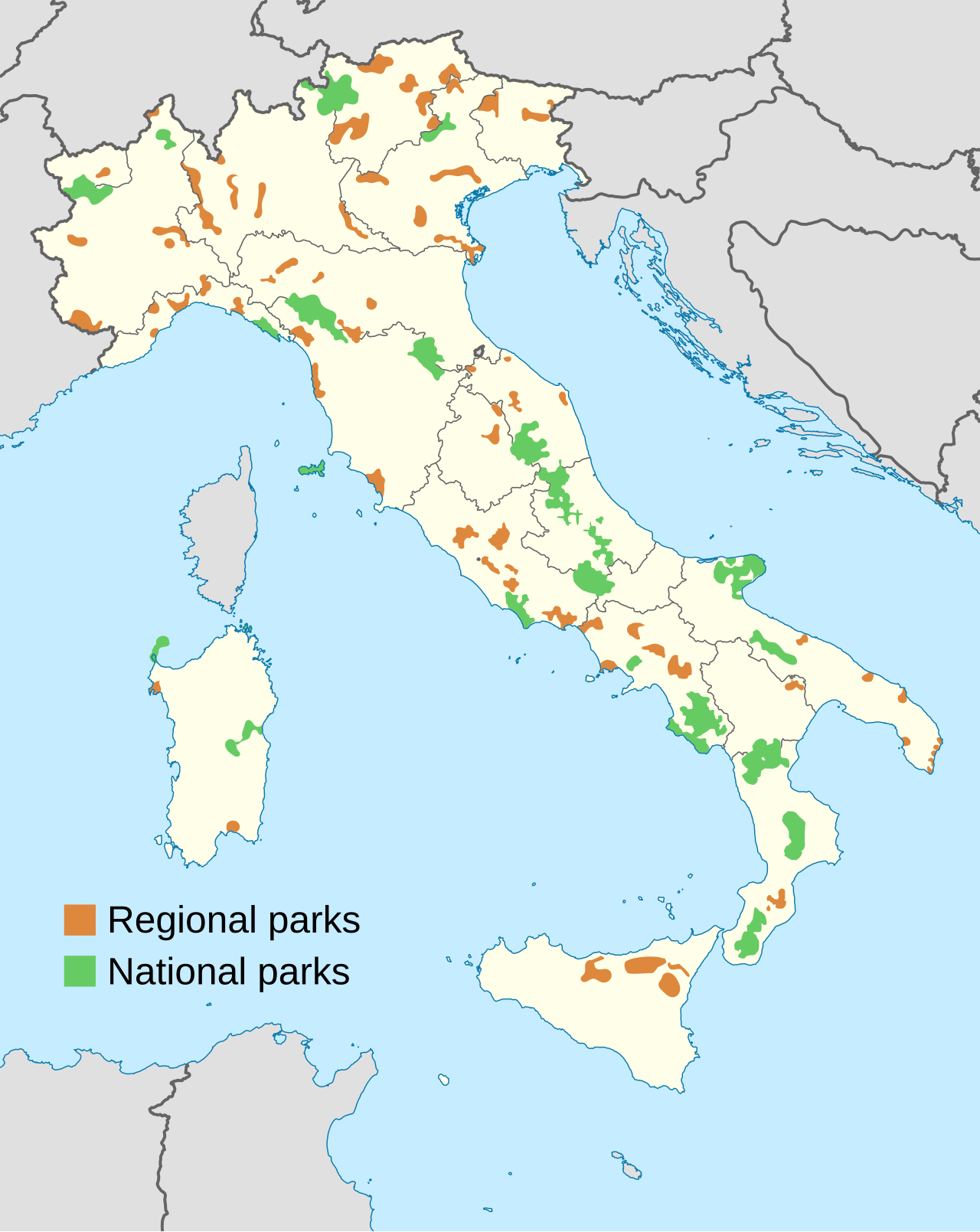 List of national parks of Italy