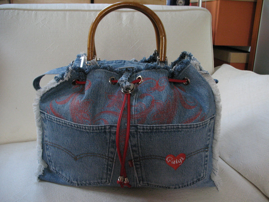 02 - Recycled Denim: Borsa da Viaggio modello Janis