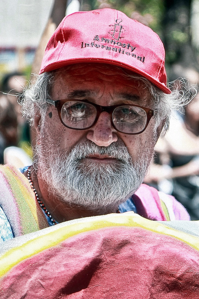 padre alex zanotelli - no g8, lecce, 2009
