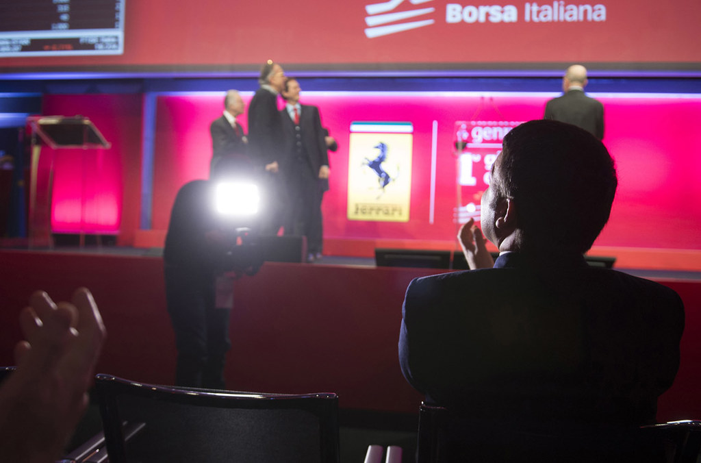 Renzi alla Borsa di Milano