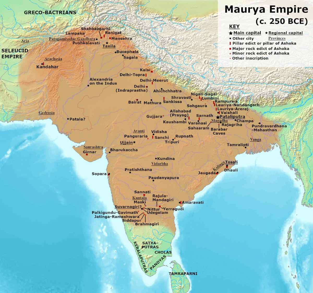 Maurya Empire, c.250 BCE 2