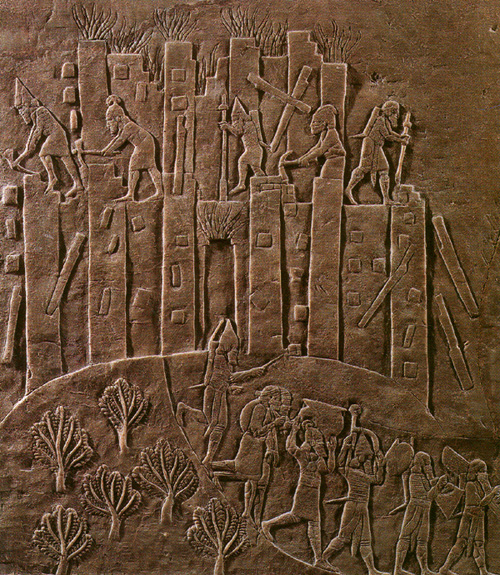 Destruction of the Elamite city of Hamanu 645-635 BCE