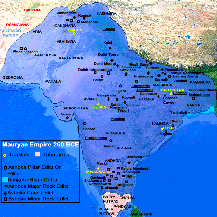 Mauryan Empire 260 BCE