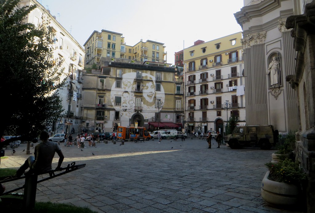 Piazza Sanità, Naples, Campanie, Italie.