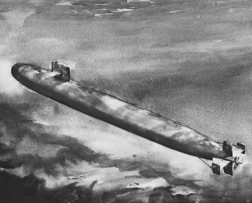 USN 1134027 - August 1968 concept of Turbo Electric SSN