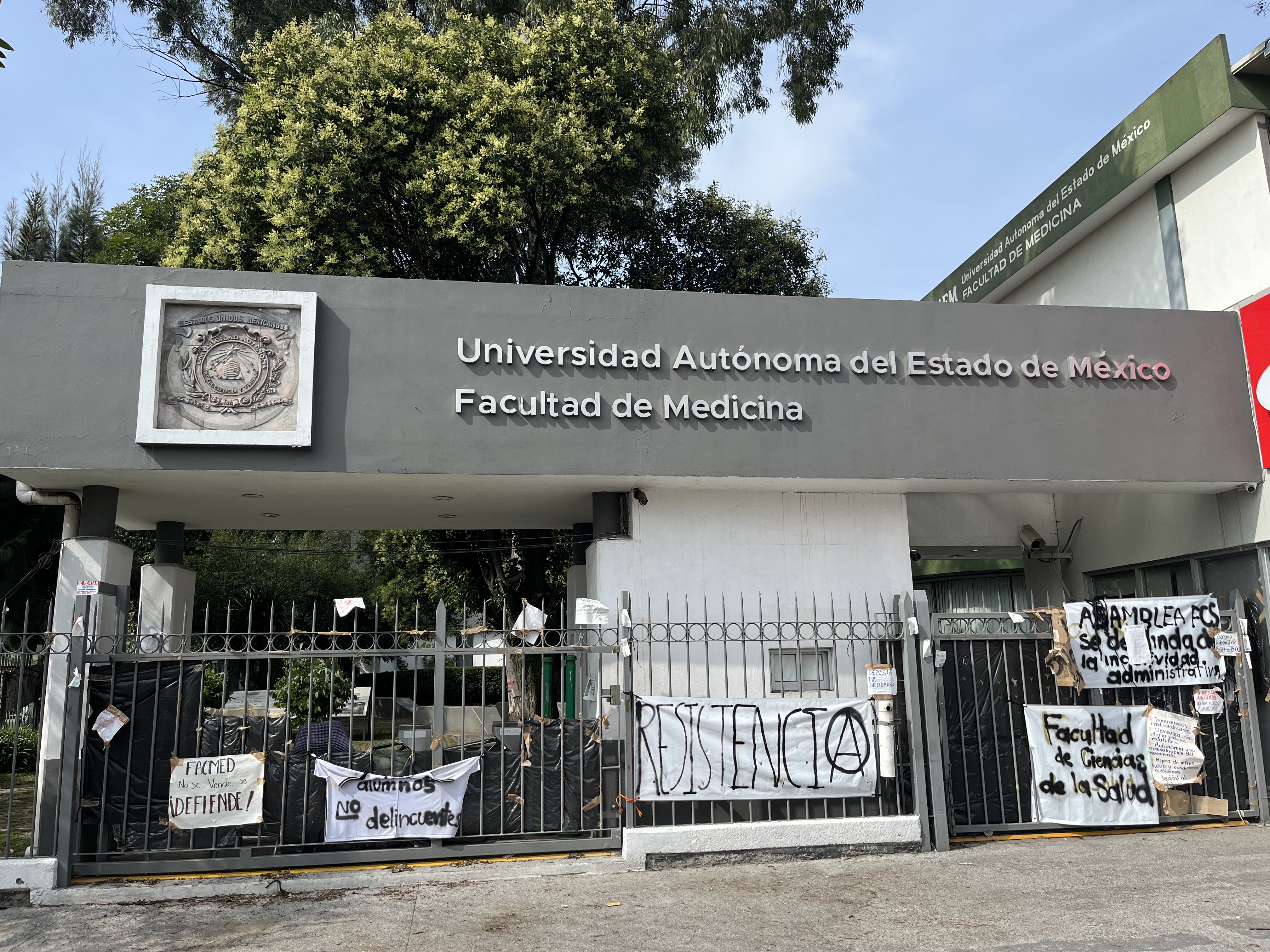UAEMex movimiento estudiantil 2025 - Facultad de Medicina