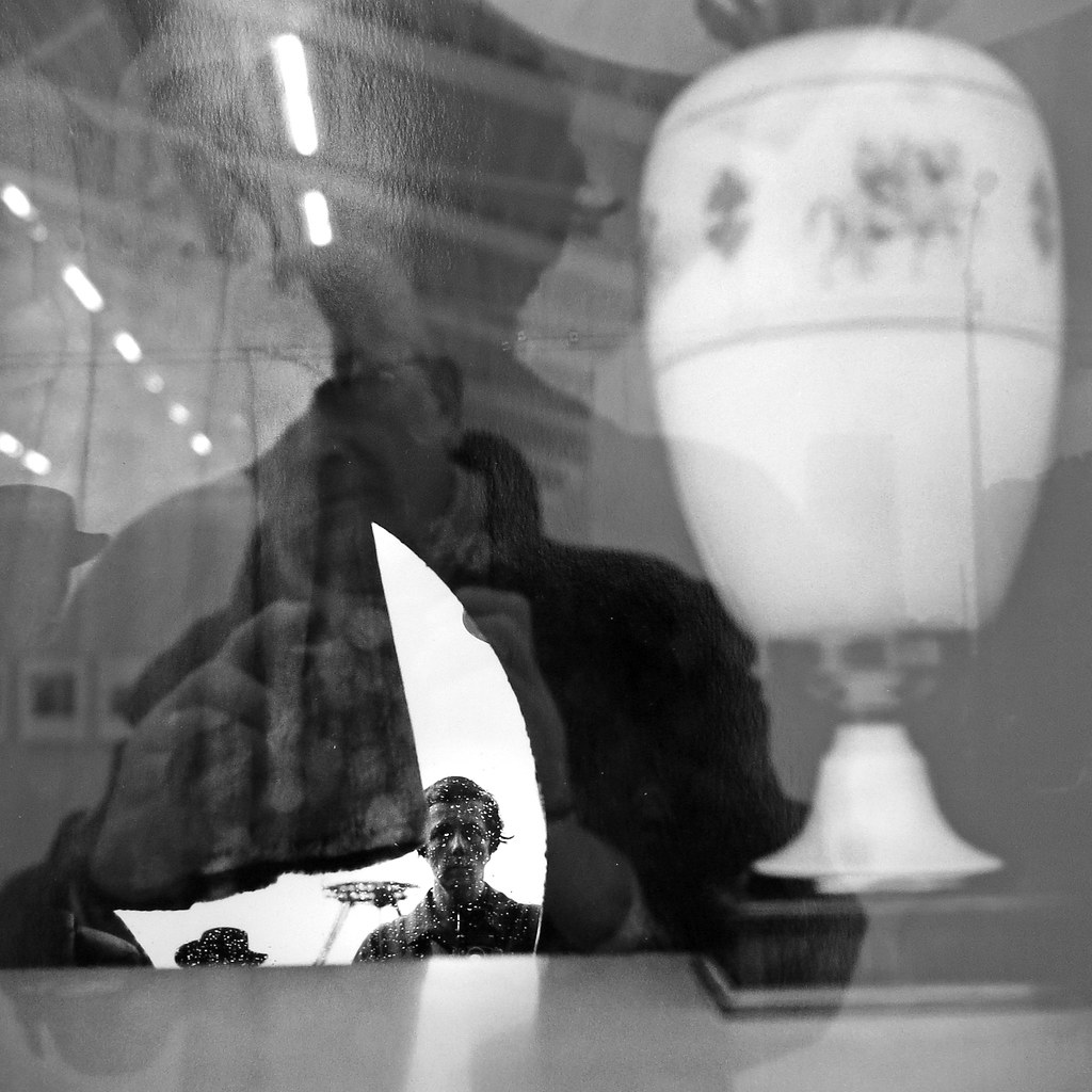 Spazio Officina (Vivian Maier) #2 (my reflection in a Vivian reflection)