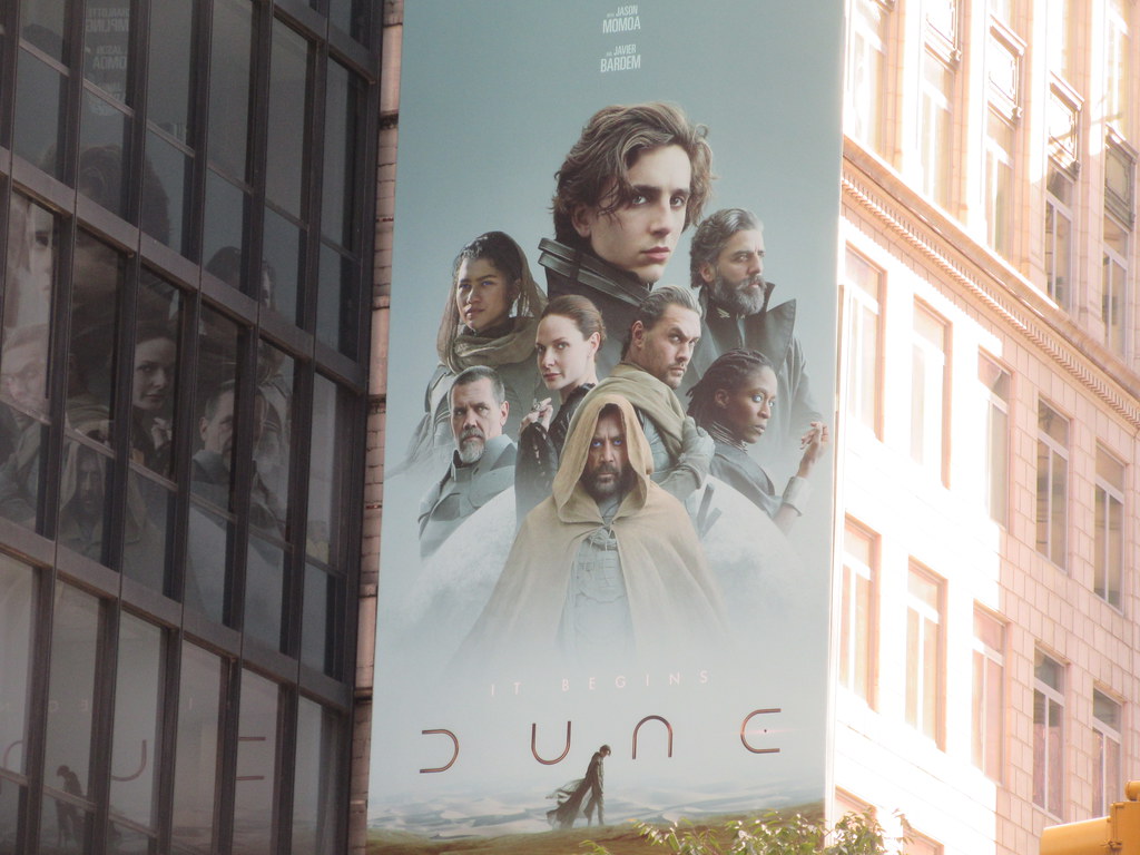 2021 Dune film Billboard Ad Poster Broadway 9910